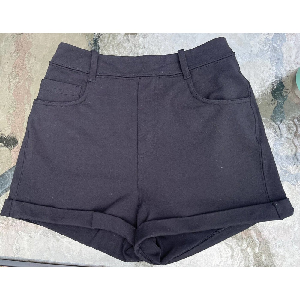 Lululemon Athletica Black High-Waisted Athletic Shorts